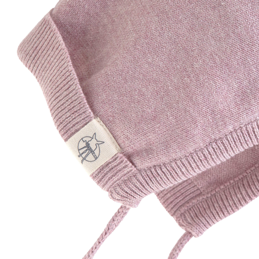 Lässig - Baby Mütze - Knitted Cap GOTS - Garden Explorer Light Pink - Lolli & Pop
